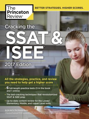 cover image of Cracking the SSAT & ISEE, 2017 Edition